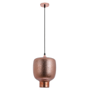 PEN840 Bright Star COPPER METAL AND COPPER GLASS PENDANT 1X40W ES