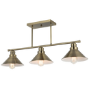 PEN844/3 Bright Star ANTIQUE ANTIQUE BRASS METAL 3LIGHT PENDANT 3X40W ES