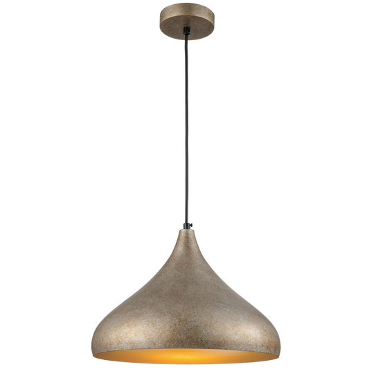 PEN886 Bright Star CHAMP RUF CHAMPAGNE METAL PENDANT 1X60W ES