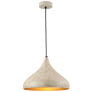 PEN887 Bright Star SAND RUF SAND COLOUR METAL PENDANT 1X60W ES