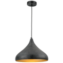 PEN888 Bright Star BLACK RUF BLACK METAL PENDANT 1X60W ES