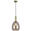 PEN891 Bright Star CHAMPAGNE CHAMPAGNE COLOUR PENDANT 1X40W ES