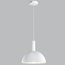 PEN893 Bright Star WHITE METAL & ACRYLIC WHITE PENDANT 1X60W ES