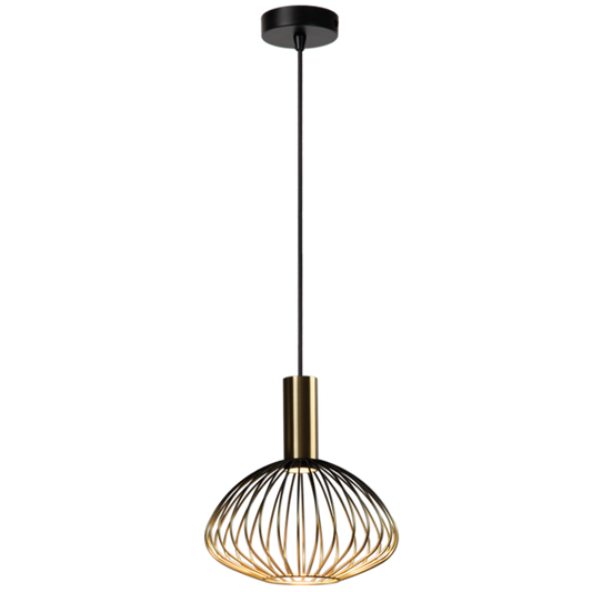 PEN896 Bright Star GOLD METAL GOLD PENDANT 1X5W GU10 LED
