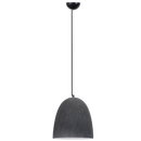 PEN932 Bright Star BLACK METAL PENDANT BLACK CERAMIC SHADE 1X40W ES 225MM