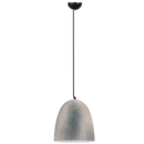 PEN933 Bright Star GREY METAL PENDANT GREY CERAMIC SHADE 1X40W ES 225MM
