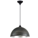 PEN942 Bright Star SL/AQ SL/ANT PENDANT HAMMERED METAL DOME 1X40W ES 400MM