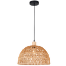 PEN957 Bright Star STRING METAL WOOD & STRING PENDANT 1X40W ES 400MM