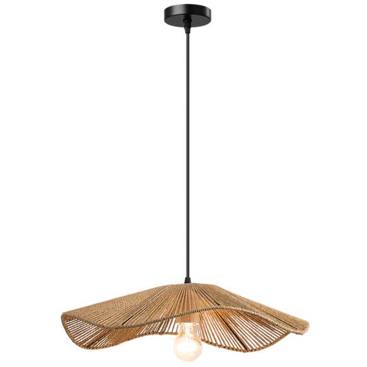PEN958 Bright Star STRING METAL PAPER STRING WOOD LAMPHOLDER ES LED 500MM