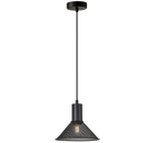 PEN959 Bright Star BLACK BLACK IRON PENDANT 1X40W ES 210MM