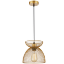 PEN960 Bright Star GOLD GOLD MESH IRON PENDANT 1X40W ES 220MM