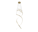 PEN965 Bright Star GOLD METAL& ACRYLIC PENDANT REMOTE DIMMABLE 37W LED CCT