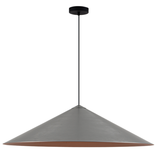 PEN976 Bright Star BK/WASH ALUMINIUM PENDANT (USE BULB LED 300/301)