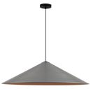 PEN976 Bright Star BK/WASH ALUMINIUM PENDANT (USE BULB LED 300/301)