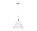 PEN607 Bright Star WHITE WHITE METAL PENDANT 1X60W ES 275MM