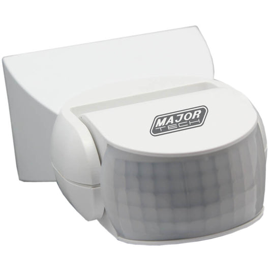 Major Tech 180° PIR Motion Sensor | Weatherproof IP65 Outdoor/Indoor Security Switch