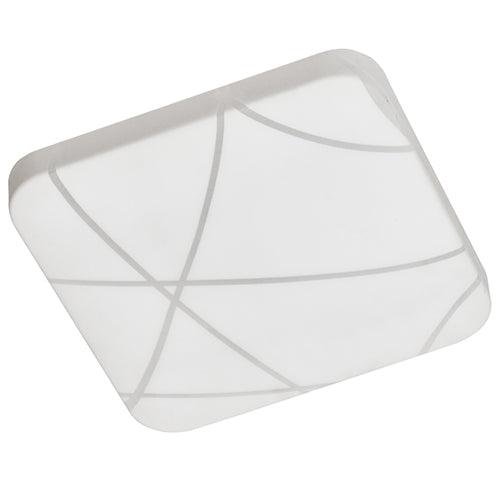 Radiant GSD Square Plain 12W Integrated LED Ceiling Light (White, 4000K) – RC251