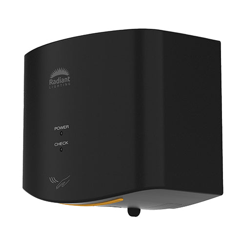 Radiant 550W Black High-Speed Commercial Hand Dryer (IP24) – RHD12