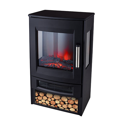 Radiant Freestanding Electric Fireplace (1800W) - Black | RHE15