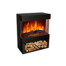Radiant Modern Freestanding Electric Fireplace (1800W) - Black | RHE16