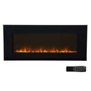 Radiant Indoor Flat Glass Decorative Fireplace with "Diamonds" (1800W) | RHE6