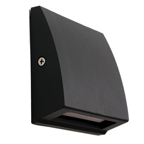 Radiant Basix 3W Integrated LED Outdoor Wall Light (Black, 4000K, IP54) – RO434
