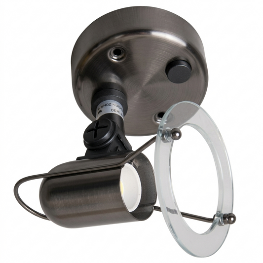 S005/1 Bright Star GUN META GUN METAL WITH SWITCH 1XR50 SES 80MM