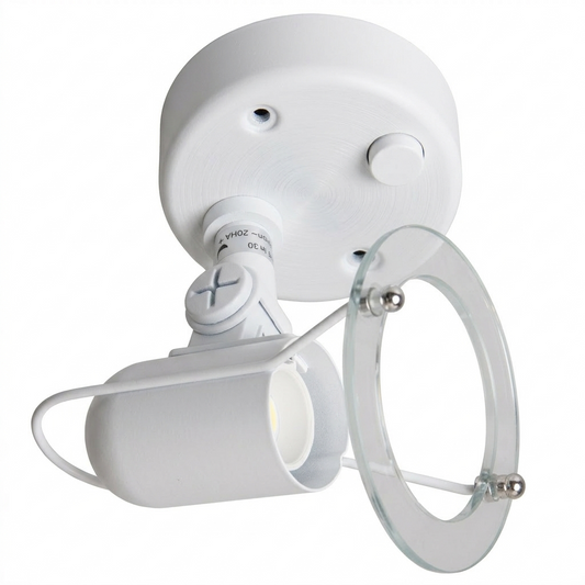 S005/1 Bright Star WH WHITE WITH SWITCH 1XR50 SES 80MM