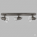 S005/3 Bright Star GUN META SATURN 3LIGHT BAR GUN MET 3XR50 SES 550MM