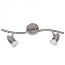 S042/2 Bright Star S/CH SATIN AND POLISHED CHR SPOT 2X50W GU10 80MM 405MM