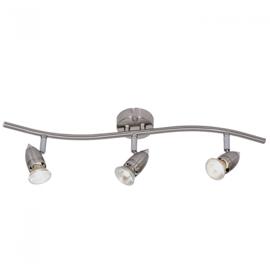 S042/3 Bright Star S/CH SATIN AND POLISHED CHR SPOT 3X50W GU10 80MM 565MM