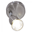 S048/1 Bright Star SATIN SAT CHROME 1 LIGHT SPOT - 1 X 50WATT GU10