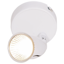 S049/1 Bright Star WH WHITE SPOT 1x50W GU10 - 80MM BASE