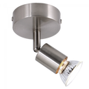 S055/1 Bright Star SATIN SATIN CHROME SPOT 1X50W GU10 BASE 80MM