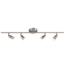 S055/4 Bright Star SATIN SATIN CHROME SPOT 4X50W GU10 BASE 80MM BAR 500MM