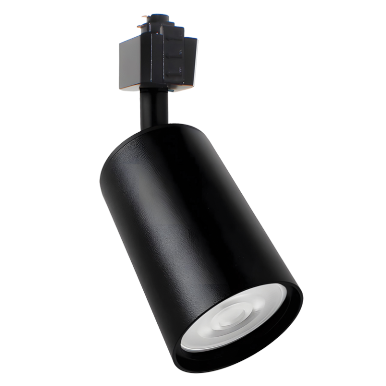 S095/1 Bright Star BLACK 3WIRE TRACK LIGHT ALU+PC HEAD GU10