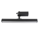 S099/1 Bright Star BLACK 10W LED SLIM LINE TRACK LIGHT PS&ALU 4000K 300MM