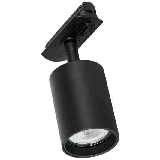 S100/1 Bright Star BLACK DIE CAST ALU+PLASTIC TRACKLIGHT 1X50W GU10