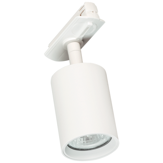 S100/1 Bright Star WHITE DIE CAST ALU+PLASTIC TRACKLIGHT 1X50W GU10