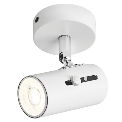 S121/1 Bright Star WHITE WHITE SPOTLIGHT 1X50W GU10 BASE 80MM