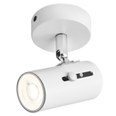 S121/1 Bright Star WHITE WHITE SPOTLIGHT 1X50W GU10 BASE 80MM