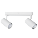 S177/2 Bright Star MATT WH MATT WHITE SPOTLIGHT 2XGU10 BASE/BAR 255X40MM