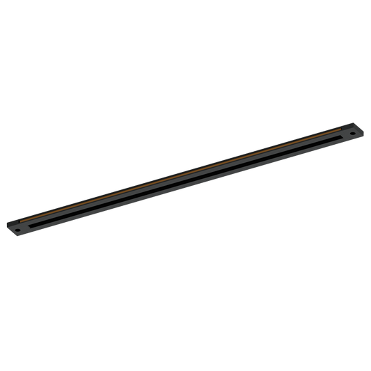 S303/3M Bright Star BLACK 3 METRE SLIMLINE TRACK 24V DC 3000MM ALU
