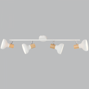 S401/4 Bright Star WHITE WHITE,WOOD,POLISH CHR SPOT 4X40WSES BAR 700MM