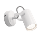 S406/1 Bright Star WHITE WHITE SPOTLIGHT 1X50W GU10 LED BASE 80MM