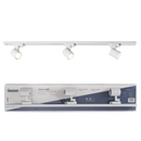 S409/3 Bright Star WHITE BLISTER PACK TRACK LIGHT 3XGU10 MAX40W 1000MM