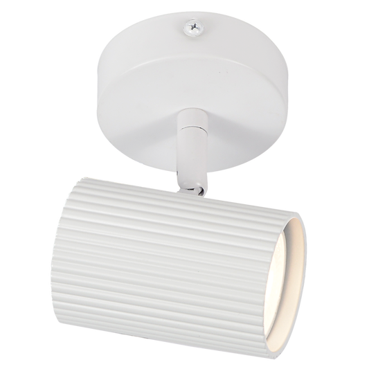 S415/1 Bright Star WHITE MATT WHITE SPOT 1X50W GU10 BASE 80MM