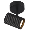 S416/1 Bright Star BLACK MATT BLACK SPOT 1X50W GU10 BASE 80MM