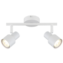 S421/2 Bright Star WHITE WHITE SPOTLIGHT 2X50W GU10 LED BAR 250MM
