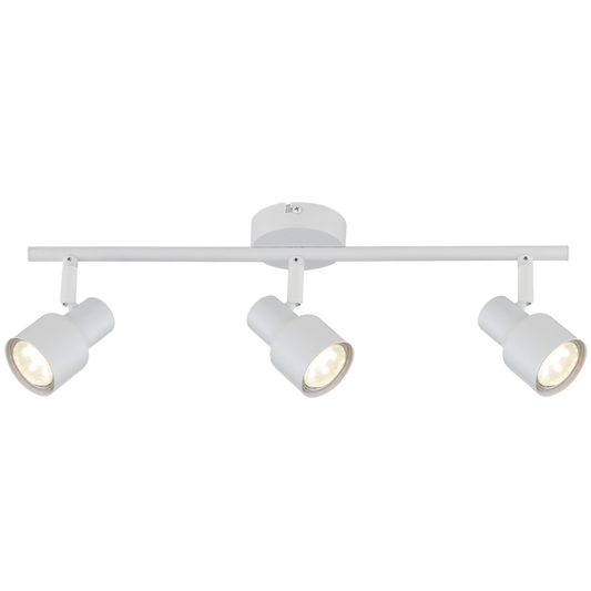 S421/3 Bright Star WHITE WHITE SPOTLIGHT 3X50W GU10 LED BAR 450MM